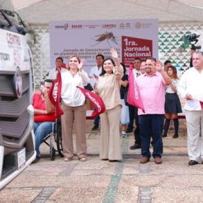 Yolanda Osuna encabeza arranque de jornada de descacharrización en Centro con brigadas y unidades operativas