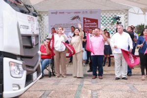 Yolanda Osuna encabeza arranque de jornada de descacharrización en Centro con brigadas y unidades operativas