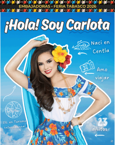 Embajadora de Centla Feria Tabasco 2026 símbolo lirio agua