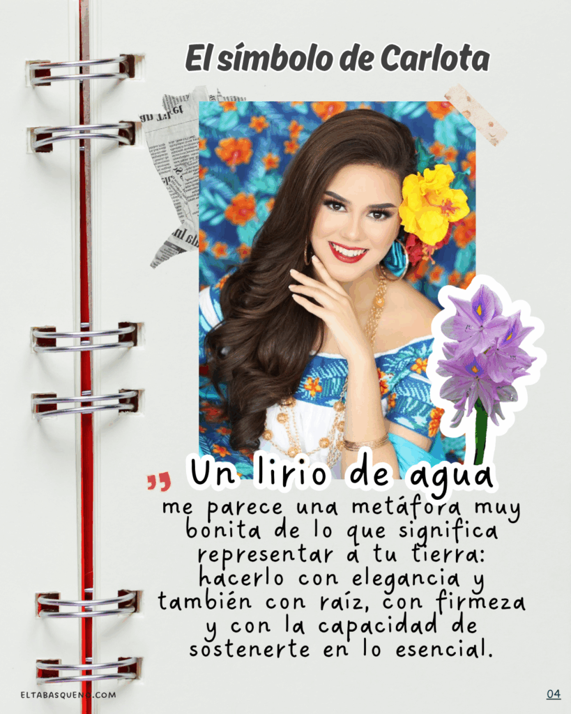 símbolo lirio agua Centla Feria Tabasco