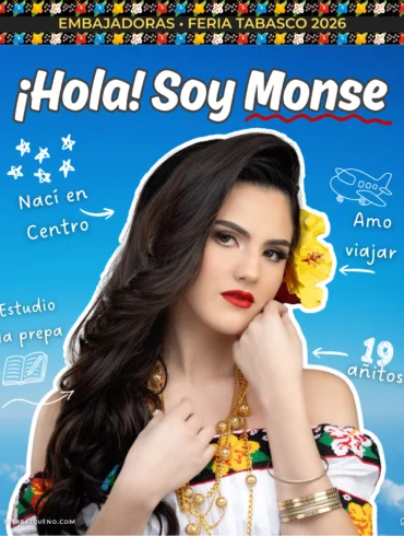 Monserrat Contreras Embajadora de Centro Feria Tabasco 2026 retrato