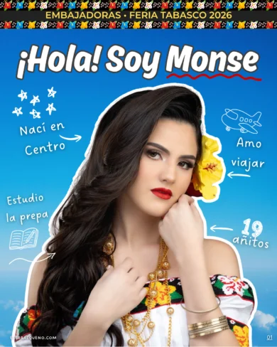 Monserrat Contreras Embajadora de Centro Feria Tabasco 2026 retrato