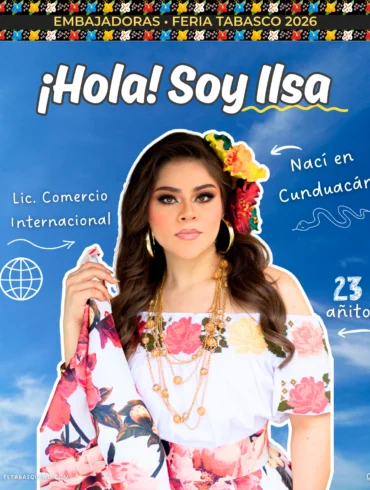 Embajadora de Cunduacán Feria Tabasco 2026