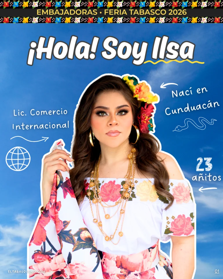 Embajadora de Cunduacán Feria Tabasco 2026