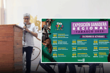 Avances de la Exposición Ganadera en la Feria Tabasco 2026.