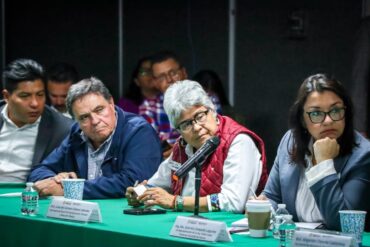 Luisa del Carmen Cámara Cabrales en reunión de trabajo con SADER para impulsar el campo de Tabasco.