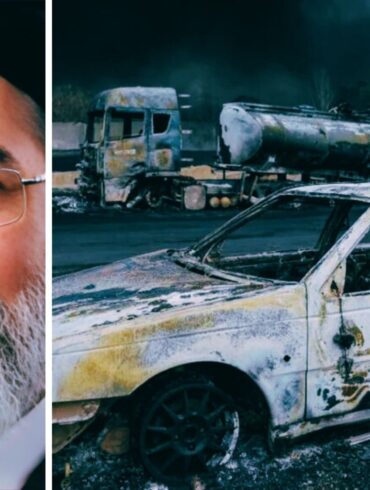 Mojtaba Jamenei aparece en una pantalla en Teherán tras ser designado nuevo líder supremo de Irán en medio de la guerra con Israel y Estados Unidos.