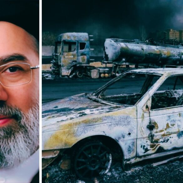 Mojtaba Jamenei aparece en una pantalla en Teherán tras ser designado nuevo líder supremo de Irán en medio de la guerra con Israel y Estados Unidos.