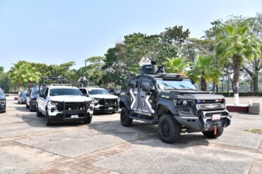 Vehículo táctico de seguridad encabeza operativo Vacaciones Seguras 2026 en Tabasco