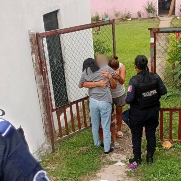 Unidades de la Policía de Género de la SSPC brindando atención y patrullaje en colonias del municipio de Centro, Tabasco.