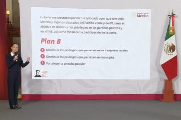 Claudia Sheinbaum anuncia Plan B para reducir gastos en congresos locales