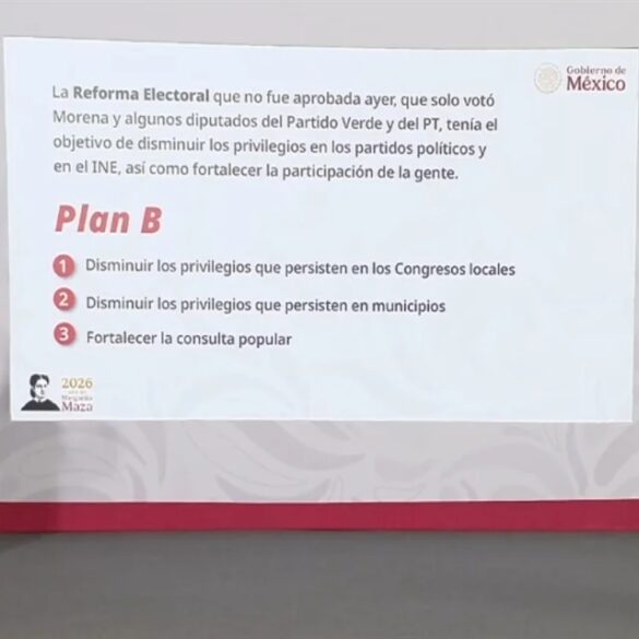 Claudia Sheinbaum anuncia Plan B para reducir gastos en congresos locales