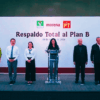 Dirigencias de Morena, PT y Partido Verde anuncian respaldo total al Plan B electoral en conferencia conjunta