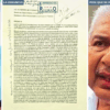 Hugo Vera Cruz, recepcionista de Semovi acusado de fraude, junto a la denuncia formal presentada ante el Órgano Interno de Control y el dirigente del PRD Rafael Acosta León.