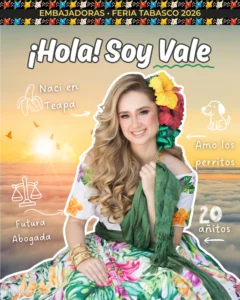 Vale Embajadora Teapa Feria Tabasco 2026 presentación oficial