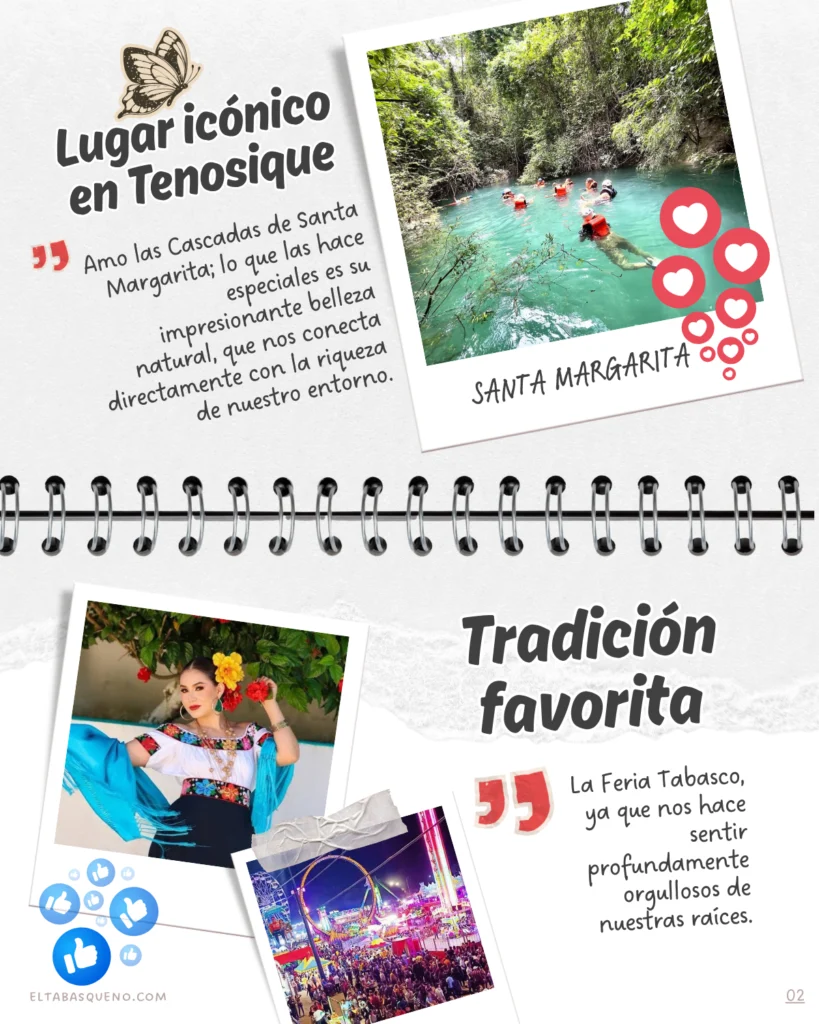 Natalia Montilla Tenosique Cascadas Santa Margarita Feria Tabasco 2026