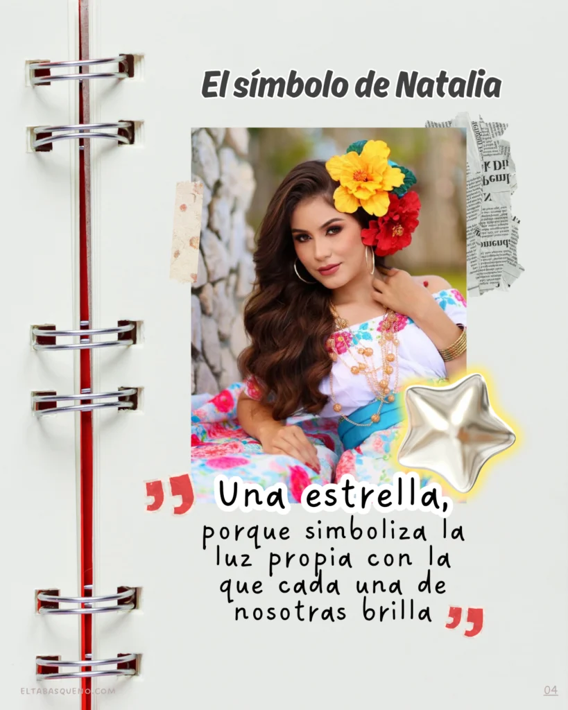 Natalia Montilla símbolo estrella Tenosique Feria Tabasco 2026