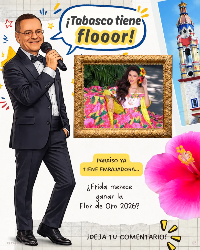 Frida Vázquez representante Paraíso Feria Tabasco 2026