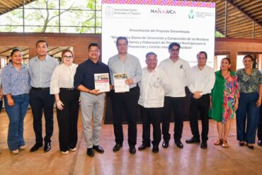 El rector de la UJAT y el alcalde de Nacajuca presentan proyecto de gestión de residuos.