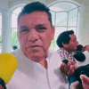 Gobernador Javier May Rodríguez atiende a medios de comunicación en Palacio de Gobierno de Tabasco tras confirmar detenciones por ejecuciones recientes, abril 2026