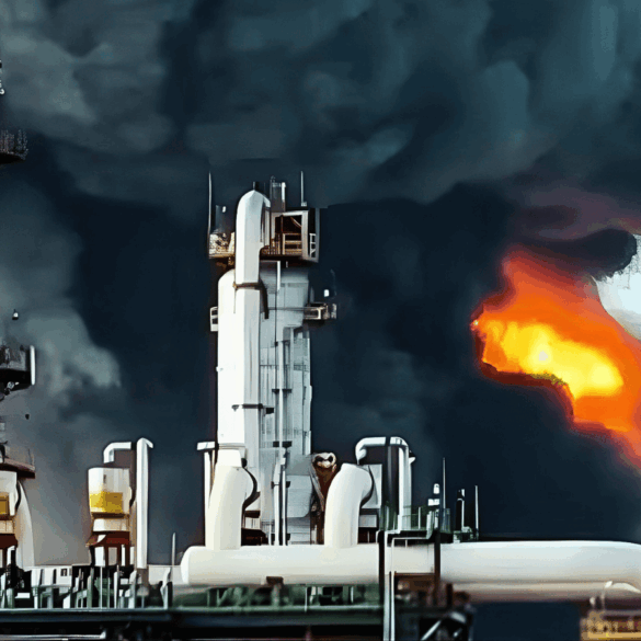 Incendio en bodega de coque en refinería Olmeca en Dos Bocas