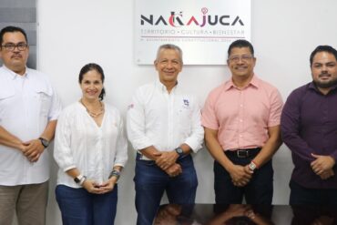 Roberto Ocaña Leyva en reunión institucional con el Colegio de Arquitectos Tabasqueños para proyectos urbanos en Nacajuca.