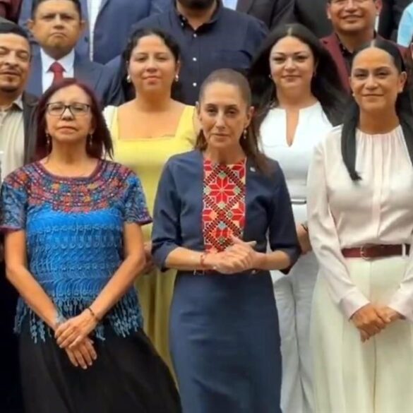 Claudia Sheinbaum anuncia relevo en la Secretaría de Bienestar junto a Ariadna Montiel y Leticia Ramírez