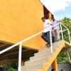 Javier May supervisa viviendas elevadas en Aztlán Tabasco junto a familias beneficiarias