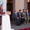 Claudia Sheinbaum durante conferencia donde destacó mejora histórica de México en el Índice de Paz 2026.