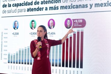 Claudia Sheinbaum anuncia nuevas camas hospitalarias y ampliación de infraestructura médica en México.