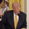 Donald Trump y Claudia Sheinbaum en medio de tensiones diplomáticas por seguridad fronteriza.
