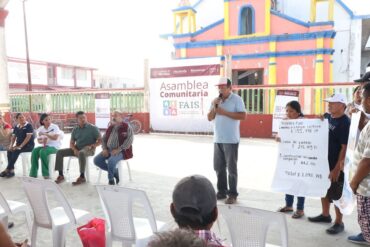 Asamblea comunitaria del programa FAISPIAM en Tecoluta, Nacajuca, Tabasco