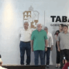 Talina Ferrer Cadenas informa sobre la continuidad de actividades en la Feria Tabasco 2026 tras el incendio en la Nave 1 del recinto ferial de Villahermosa.
