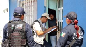 Personal de la SSPC participa en Jornadas de Paz en Gaviotas Norte, Tabasco, para fortalecer la prevención y seguridad ciudadana.