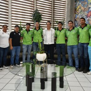 Selección de voleibol de la UJAT durante su participación en el Campeonato Nacional Universitario ANUIES 2026 donde alcanzó el top cuatro nacional.