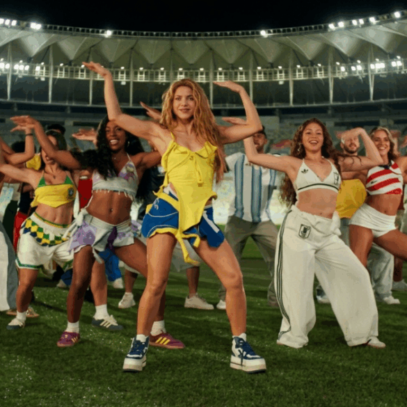 Shakira y Burna Boy anuncian “Dai Dai”, canción oficial del Mundial 2026 desde el Estadio Maracaná.