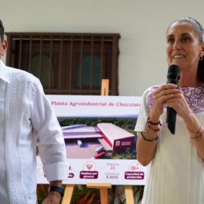 Claudia Sheinbaum presenta proyecto de Planta Agroindustrial de Chocolate Bienestar en Tabasco