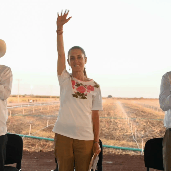 Claudia Sheinbaum durante gira en Sonora con mensaje sobre soberanía nacional frente a Estados Unidos