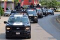 Elementos de la SSPC realizan patrullajes y recorridos pie tierra en Parrilla, Centro Tabasco, para reforzar la seguridad ciudadana.
