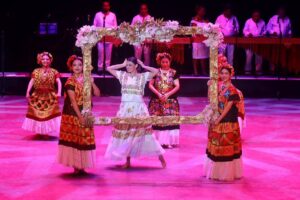 Presentación de Bodas de México durante el Festival Villahermosa 2026 en el Teatro Esperanza Iris de Villahermosa, Tabasco.