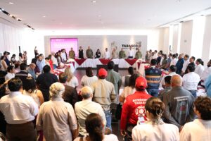 Consejo Estatal de Protección Civil instala Puesto de Comando permanente ante temporada de lluvias en Tabasco.