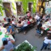 Participantes disfrutan de las actividades culturales de Escalinatas del Arte en la Zona Luz de Villahermosa.