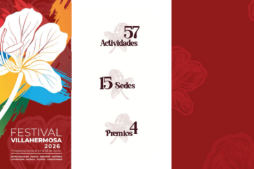 Presentación oficial del Festival Villahermosa 2026 con actividades culturales, artísticas y deportivas en la capital de Tabasco.