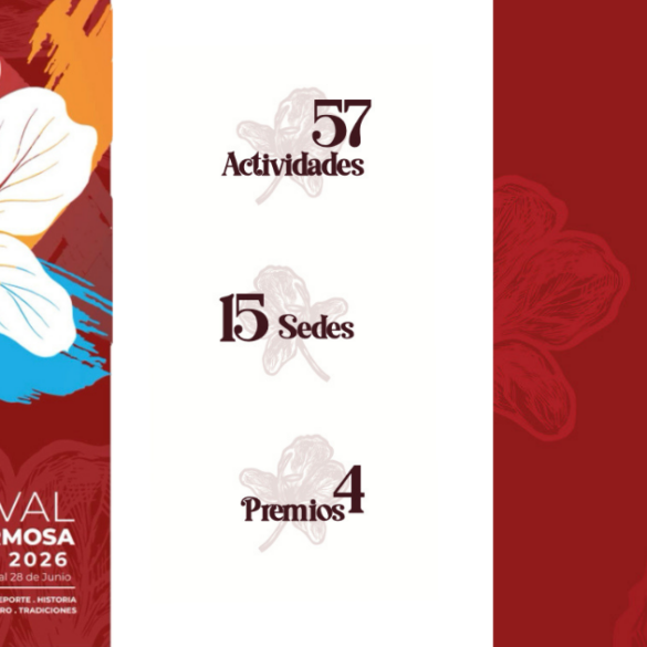 Presentación oficial del Festival Villahermosa 2026 con actividades culturales, artísticas y deportivas en la capital de Tabasco.