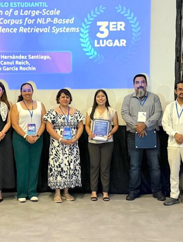 Gisela Hernández Santiago, estudiante de la UJAT, reconocida en el Congreso Mexicano de Inteligencia Artificial por una investigación aplicada al sector salud.