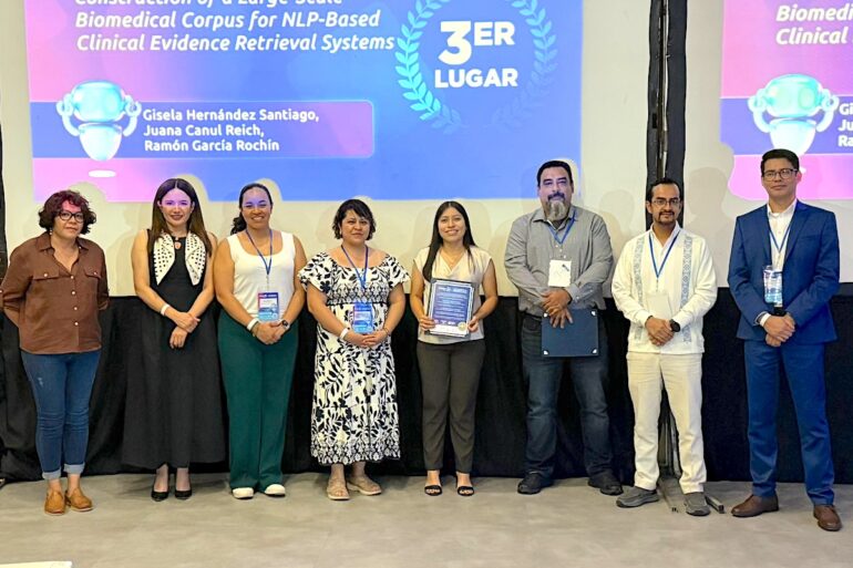 Gisela Hernández Santiago, estudiante de la UJAT, reconocida en el Congreso Mexicano de Inteligencia Artificial por una investigación aplicada al sector salud.