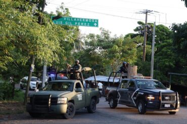 Elementos de la SSPC, Guardia Nacional y Ejército Mexicano participan en operativo de seguridad en Centro, Tabasco.