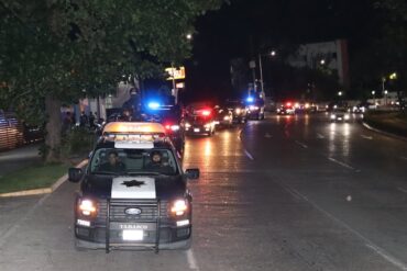 Elementos de seguridad participan en el Operativo Tabasco Seguro para reforzar la vigilancia y prevenir delitos en la entidad.