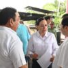 Personal de la SETAB participa en jornada de atención en territorio en el ejido Lázaro Cárdenas de Tacotalpa, Tabasco.