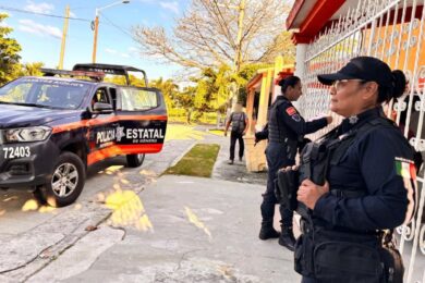 Elementos de la SSPC y la Policía de Género brindan atención a reportes de violencia familiar en Tabasco.
